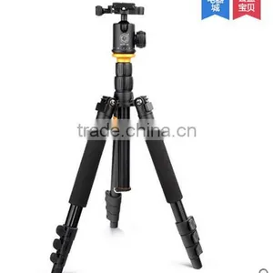 Q666 Telecopic Camera Tripod, Q570B Clip Leg Hight Stability Aluminum Tripod , SLR and Video Camera Tripod Factory Direct thumbnail-1