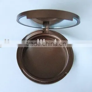 Round Shape Powder Box With Mirror thumbnail-1
