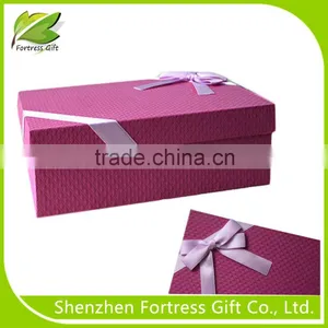 Decorative Corrugated Cardboard Paper Flower Boxes With Ribbon Wholesale thumbnail-1