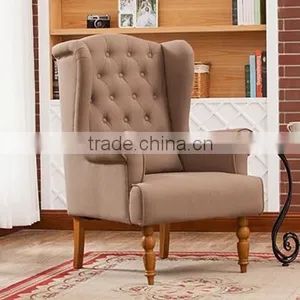 Fabric Fashionable Retro Comfortable Sofa Chair Y463 thumbnail-1