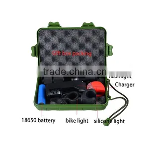 Aluminum 2000 Lumen Rechargeable Bike Front Headlight For Bicycle thumbnail-3