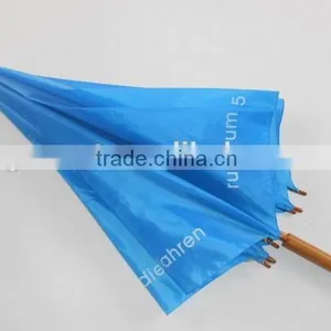 23 Inches Custom Made Wooden Handle Rain Umbrella for Sale thumbnail-1