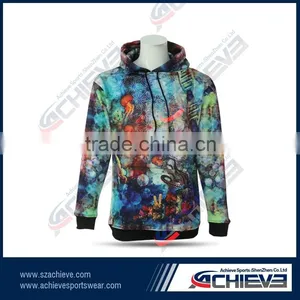 Fahion 3D Printing Full Zip Hoodies ,Pollover Hoodies thumbnail-6