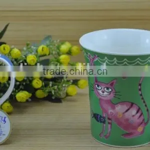14OZ Kitty Cat Fully Decal Printed Ceramic Mug, Shiny Surface New Bone China Coffee Cup, KL5001-10705 thumbnail-1