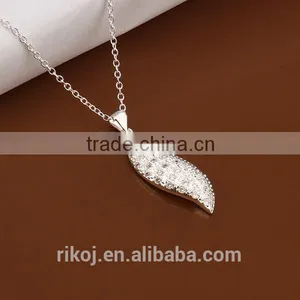 2015 Solid 925 Sliver Plated Fashionable Rhinestone Bridal Jewelry thumbnail-2