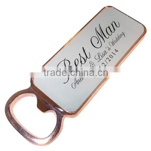 Personalised Printed Rose Gold Bottle Opener thumbnail-1