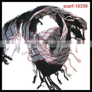 Fashion Office Lady Triangle&square Plaid Printed Scarf Wholesale thumbnail-1