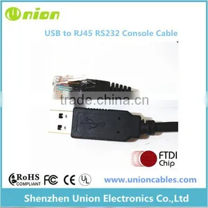 USB to Serial RJ45 Console / Rollover Cable thumbnail-2