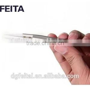 Stainless Steel Handle Fine Point Curved Straight Tips Tweezers/ Stainless Tweezers thumbnail-1