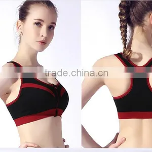 Summer Style Women Cotton Stretch Athletic Vest Gym Fitness Sports Bra thumbnail-3