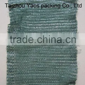 15kg PE Raschel Knitted Green Mesh Bag Vegetables Onion Bags thumbnail-1