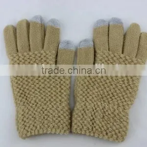 Men Christmas Gift Snowman Knit Touch Glove thumbnail-1