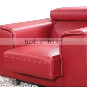 Classical Recliner Living Room Furniture Leather Sofa Sets thumbnail-2