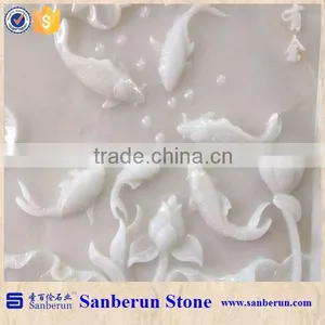 3D Natural White Onyx Feature Wall Panel Price thumbnail-4