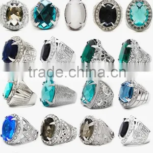 Indonesia Men Gemstone Rings Titanium Ring Gemstone thumbnail-6