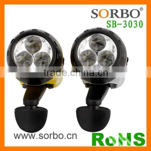 SORBO China Supplier Emergency Powerful Torch Light Dynamo LED Torch With Radio thumbnail-5
