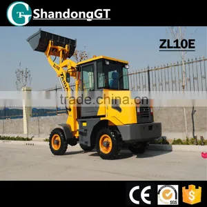 Mini Loader ZL10E 1T Backhoe Wheel Loader thumbnail-2