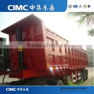 CIMC Widely Used Hydraulic Lifting 3 Axle Tipper Semi Trailer thumbnail-3