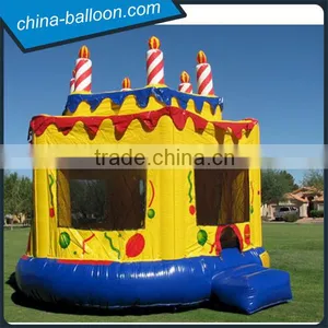 PVC Tarpaulin Inflatable Cake Bouncer,inflatable Cake Castle for Sale thumbnail-2