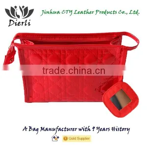 Brilliant PVC Cosmetic Bag With Mirror thumbnail-2