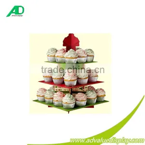 Wedding Cake Display Stand/ Square Custom Counter Cake Display Rack thumbnail-1