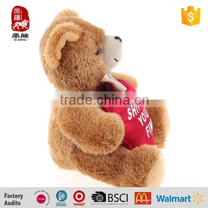 Soft Teddy Bear Toys Valentine Day Cute Toys With Heart Plush Toy thumbnail-3