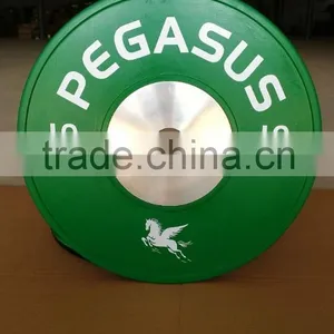 Crossfit 10kg Green Competition Bumper Plates thumbnail-2