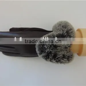 2016 Black Tignt Authentic Thin Handnade Leather Gloves Factory Price thumbnail-4