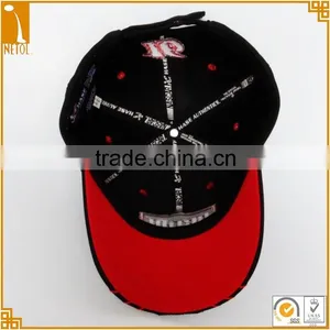 Wholesale Custom Black 100% Cotton Embroidered Unisex Curved Baseball Cap thumbnail-4