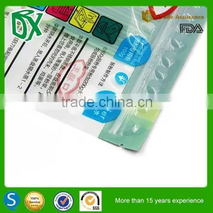 New China Products for Sale Transparent Front Plastic Stand-up Doypack Pouch With Zipper for Powder Packing thumbnail-4