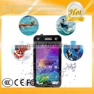Shockproof Waterproof Case Note 4 With Button Black thumbnail-4