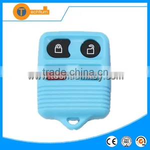 4 Button Blue Color With ABS Material Wholesale Remote Key Blank Without Blade no Logo for Ford Connect Explorer Escort thumbnail-1