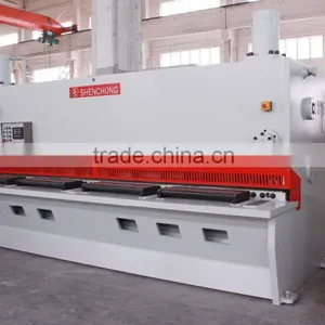 QC11Y-16X4000 Depth Throat Cisailles Guillotine Hydraulique With Carrier Rollers thumbnail-2