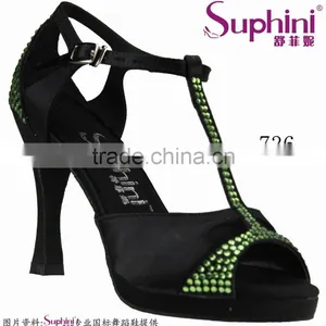Suphini Red PU Womens Designer Dance Shoes thumbnail-2