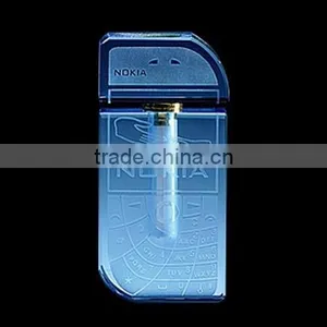 2016 Newly Pure Blue Elegant Crystal Perfume Bottle thumbnail-1