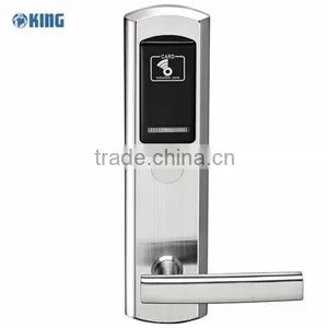Stainless Steel RFID Key Card Hotel Electronic Door Lock thumbnail-2