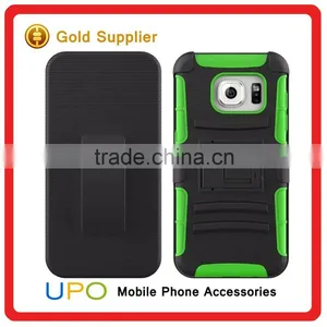 [UPO] 2016 New Arrival 3 in 1 Hard Plastic Silicon Phone Cover Case for Samsung Galaxy S7 Edge thumbnail-5
