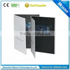 2015 High Quality Customized Printing 2.4"- 10.1" LCD Invitation Wedding Card Video Business Card Video in Print thumbnail-2