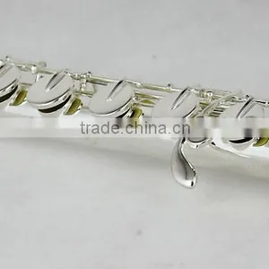 Bass Flute Silver Plated C Key Offset G Key thumbnail-4