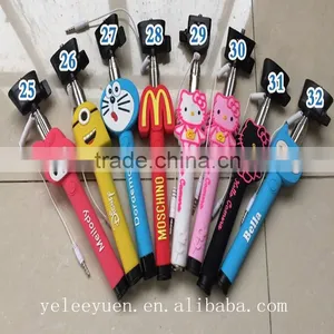 2015 Wholesale Colorful Smartphone Monopod Selfie Stick Quality thumbnail-4