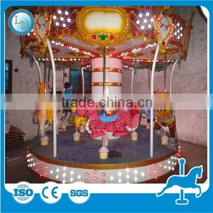 Kids Small Carousel!!! Amusement Park Ride Mini Carousel for Sale thumbnail-5