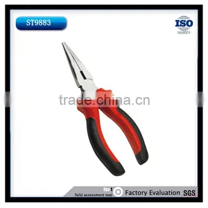 45# Carton Steel Plastic Handle Long Nose Pliers thumbnail-1