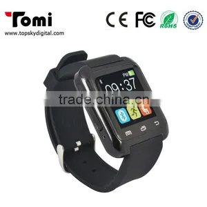 Smart Watch U8 Bluetooth Call SMS Reminder Pedometer For OS Android Phones Black thumbnail-4
