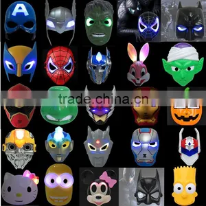 2016 LED Masks Light Spider Man Mask For Kids Adults Party thumbnail-3