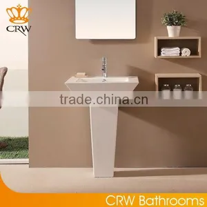 CRW HA3326+HF9326 Bathroom Ceramic Basin thumbnail-1