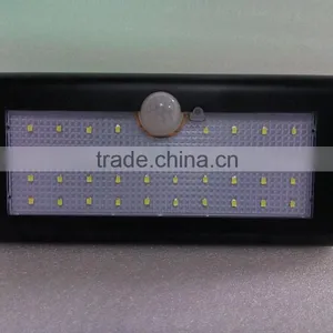 IP65 Powerful Solar Motion Sensor Light Solar Wall Lights Solar Fence Lights With 38leds thumbnail-4