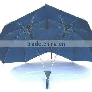 Valentine Double Shaft Umbrella-Blue thumbnail-1