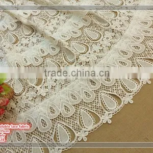 2017 Spring High Quality Peacock Pattern Water Soluble Lace Fabric thumbnail-5