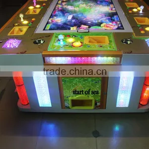 Funshare 2015 Hot Sale Coin Operated Arcade Fishing Game Machine Video Game Machin for 8 Player thumbnail-5