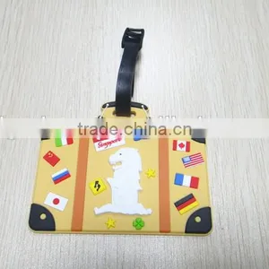 Soft Pvc Luggage Tag/bussiness Card Size Luggage Tag/luggage Tag Loop Strap thumbnail-6